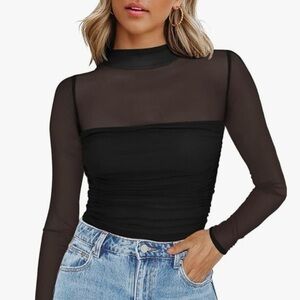 Size large Mock neck turtle neck WORN ONLY in try on